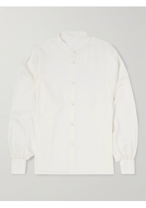 SAINT LAURENT - Silk-Charmeuse Shirt - Men - Neutrals - EU 38