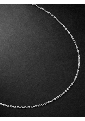 Viltier - Magnetic White Gold Chain Necklace - Men - Silver