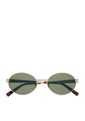 Saint Laurent Wire Frame Oval Sunglasses