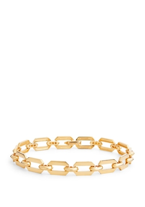 Shay Yellow Gold Deco Chain Bracelet