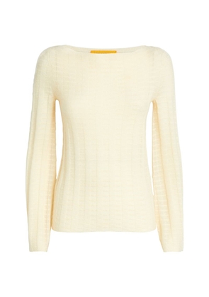 Guest In Residence Merino-Cashmere-Silk Top