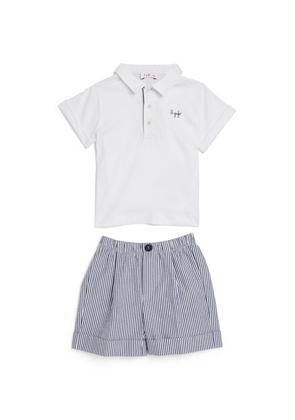 Il Gufo Polo Shirt And Shorts Set (6-36 Months)