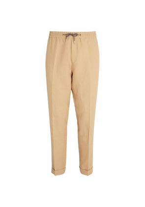 Paul Smith Linen Drawstring Trousers
