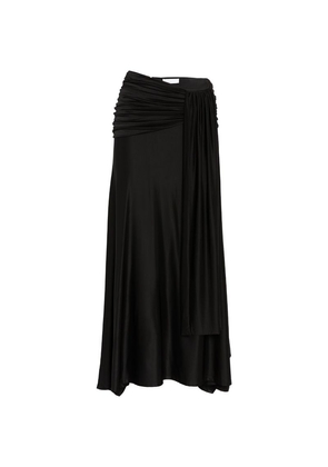 Rabanne Draped Midi Skirt
