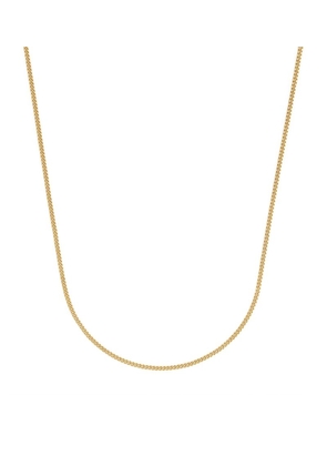 Jade Trau Small Yellow Gold Curb-Link Chain Necklace