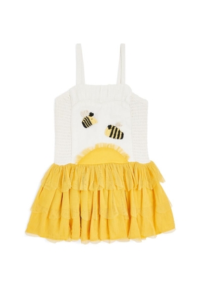 Stella Mccartney Kids Bumble Bee Tulle Dress (3-14 Years)