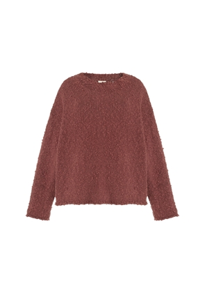 Zulu & Zephyr - Boucle Knit Organic Cotton-Blend Sweater - Brown - US 12 - Moda Operandi