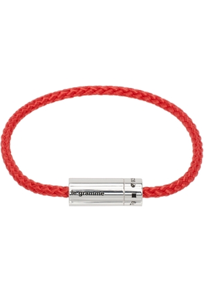 Le Gramme Red 'Le 7g' Nato Cable Bracelet