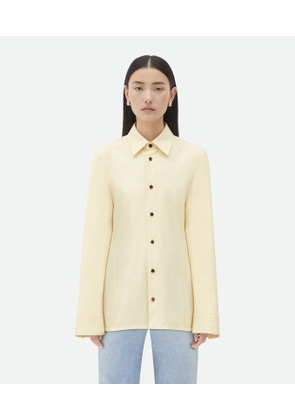 Bottega Veneta Cotton Shirt - Yellow - Woman   Cotton