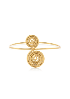 Anni Lu - Spiral Gold-Plated Arm Cuff - Gold - OS - Moda Operandi - Gifts For Her