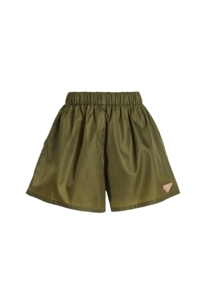 Prada - Re-Nylon Shorts - Green - IT 36 - Moda Operandi