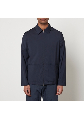 Barena Venezia Men's Marafon Tropical Wool Overshirt - Navy - IT 52/XL