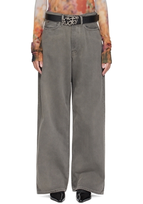 Acne Studios Gray Loose-Fit Jeans