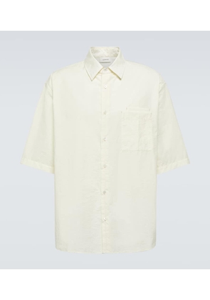 Lemaire Oversized cotton-blend shirt