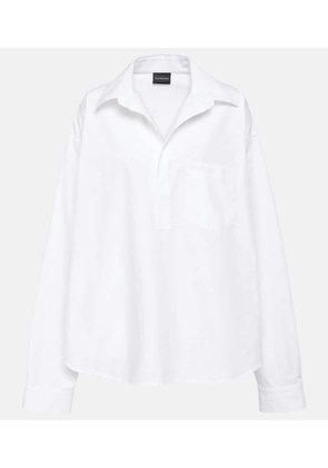 Balenciaga Oversized cotton poplin shirt