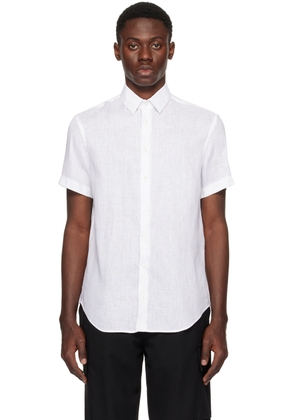Giorgio Armani White Regular Fit Shirt
