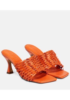 Souliers Martinez Cabo woven leather sandals