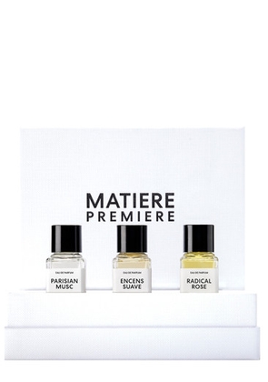 Matiere Premiere Eau De Parfum Discovery Set 3 x 6ml, Perfume, Spicy Rose Notes, Crystal Saffron and the Woody, Vegetal Notes, Travel Size