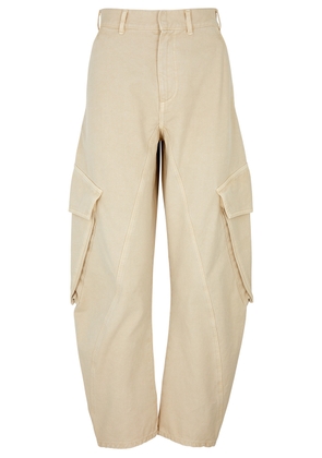 JW Anderson Twisted Canvas Cargo Trousers - Off White - W24 (W24 / UK6 / XS)