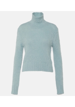 Ami Paris Wool-blend turtleneck sweater