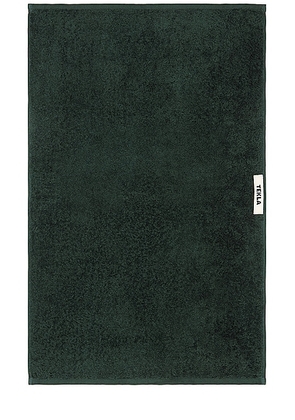 Tekla Hand Towel in Forest Green - Green. Size all.