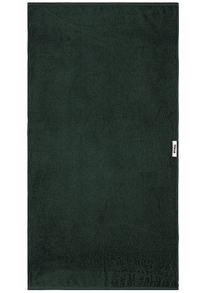 Tekla Solid Bath Towel in Forest Green - Dark Green. Size all.