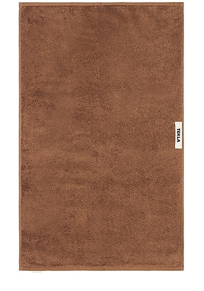 Tekla Hand Towel in Kodiak Brown - Brown. Size all.