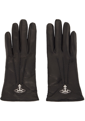 Vivienne Westwood Black Orb Gloves