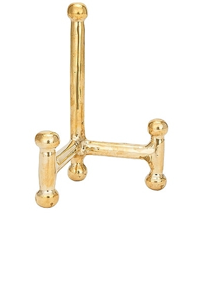 Anastasio Home Small Desk Easel in Brass - Metallic Gold. Size all.
