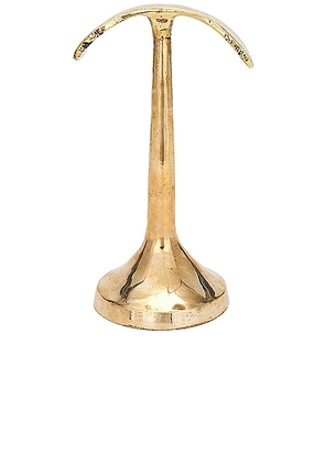 Anastasio Home Headphone Perch in Brass - Metallic Gold. Size all.