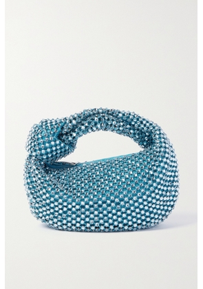 Bottega Veneta - Jodie Mini Crystal-embellished Intrecciato Mesh Tote - Blue - One size