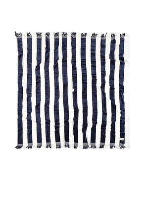 business & pleasure co. Holiday Blanket in Navy.