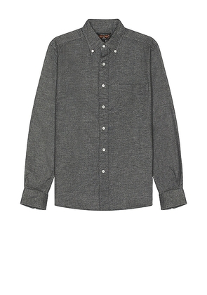 Beams Plus B.d. Flannel Solid Shirt in Grey. Size S, XL/1X.