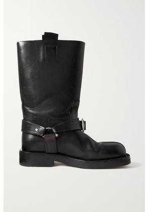Burberry - Buckled Leather Ankle Boots - Black - IT35,IT36,IT36.5,IT37,IT37.5,IT38,IT38.5,IT39,IT39.5,IT40,IT41