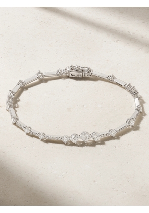 De Beers Jewellers - Arpeggia One Line 18-karat White Gold Diamond Bracelet - 16