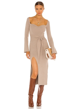 Song of Style Timothee Dress in Taupe. Size M.