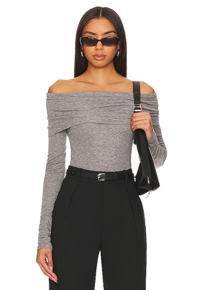 Rue Sophie Triomphe Top in Grey. Size M, S, XL.