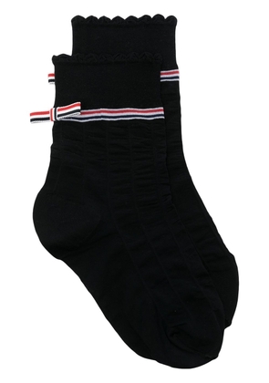 Thom Browne 30 denier ankle socks - Black