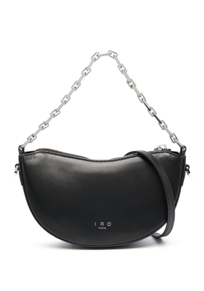 IRO logo-stamp leather shoulder bag - Black