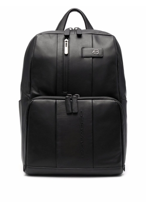 PIQUADRO Urban panelled backpack - Black