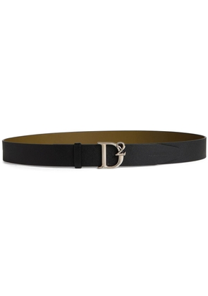 Dsquared2 D2 Statement reversible leather buckle - Black