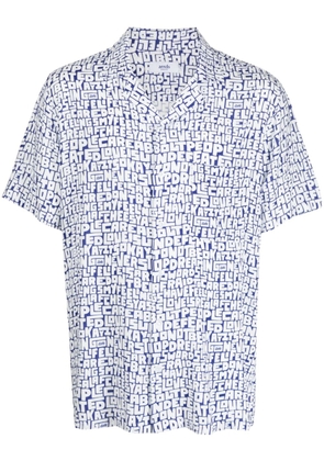 Arrels Barcelona graphic-print short-sleeve shirt - Blue