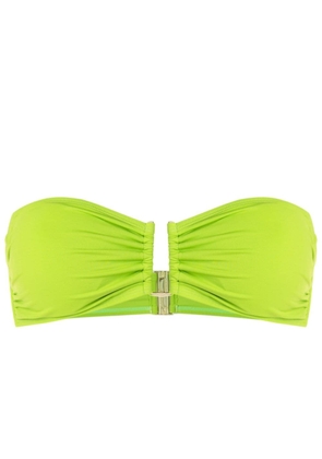 Lenny Niemeyer Rita strapless bikini top - Green