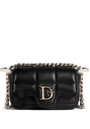 Dsquared2 D2 Statement leather crossbody bag - Black