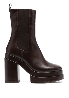 Paloma Barceló ankle heel boots - Brown