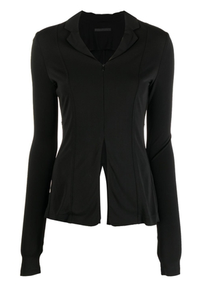 Helmut Lang blazer-style zip-up top - Black
