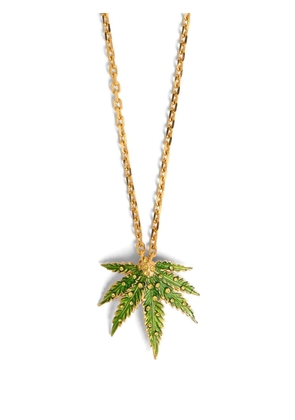 Dsquared2 leaf-pendant necklace - Gold