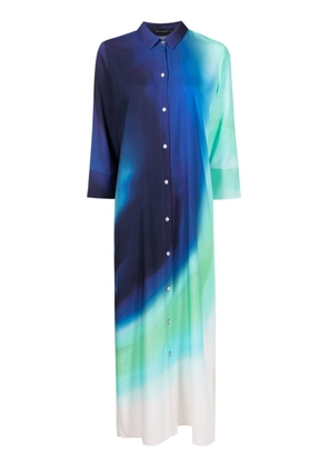 Lenny Niemeyer Agata abstract-print shirtdress - Blue