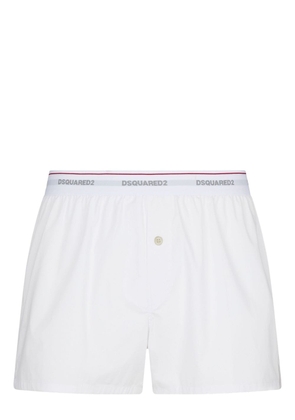Dsquared2 logo-waistband boxers - White