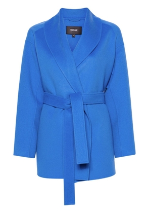Mackage Tyra belted wool coat - Blue
